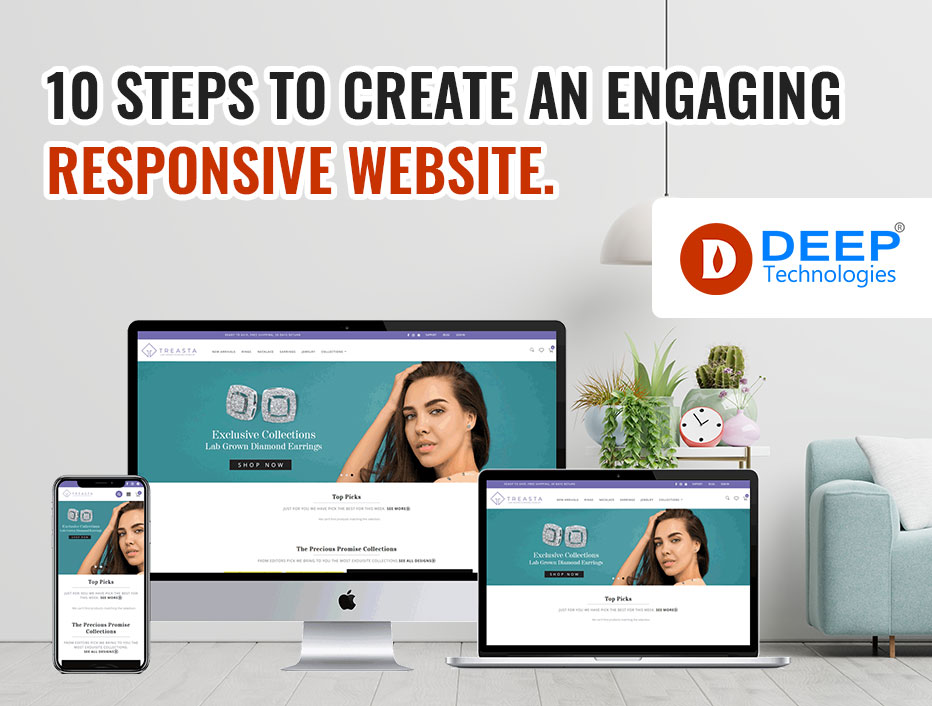 10 steps to create an engaging responsive website.