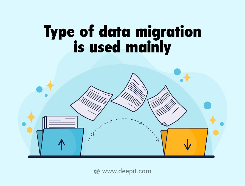 Which type of data migration is used mainly?